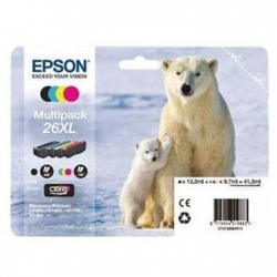Epson 26XL, T2636, multipack 4 kusy T2621, T2632, T2633, T2634, C13T26364010
