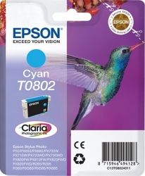 Epson T0802, cyan - original