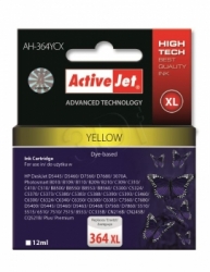 HP no.364XL - Yellow (žlutá), CB325EE,  vysokokapacitní 12ml