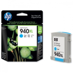 HP 940XL, C4907AE, cyan, 28ml, originál