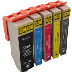 EPSON 33XL, T3357 multipack 5kusů T3351 - T3364, C13T33574010