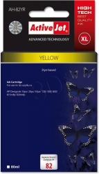 HP 82, C4913A, yellow, 80ml