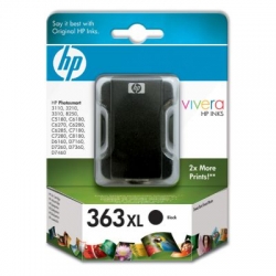 HP 363XL, C8719EE, black, 17ml, originál