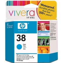 HP 38, C9415A, cyan, 27ml, originál