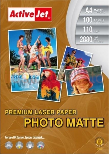 Fotopapír ActiveJet 110g/m2 A4/100 listů LASER