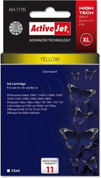 HP 11, C4838A, yellow, 35ml