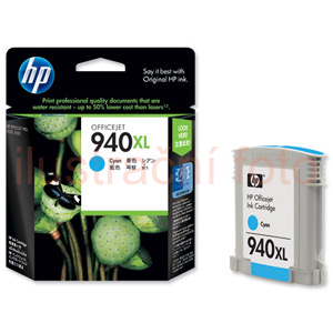 HP 940XL, C4907A, cyan, 28ml, originál