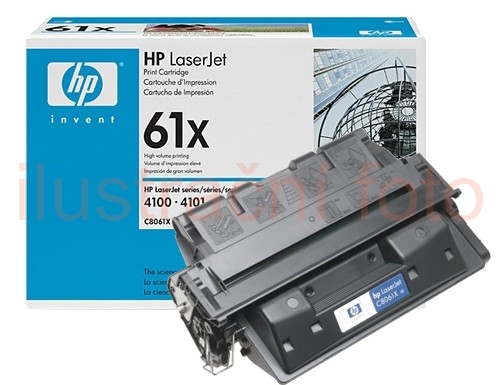 HP 61X, C8061X, black, 10000 stran, originál