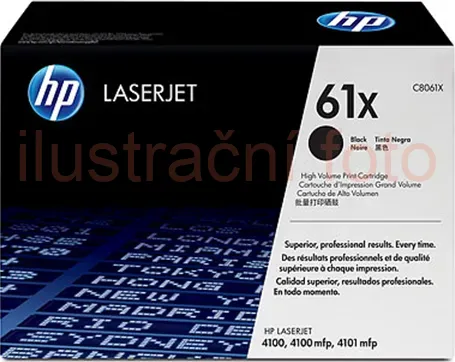 HP 61X, C8061X, black, 10000 stran, originál