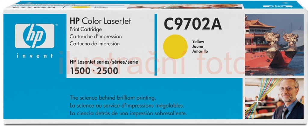 HP 121A, C9702A, yellow, 4000 stran, originál