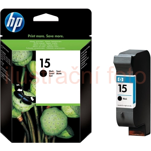 HP 15, C6615DE, black, 25ml, originál