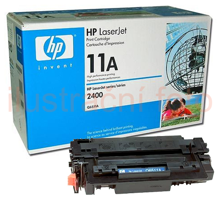 HP 11A, Q6511A, black, 6000 stran, originál
