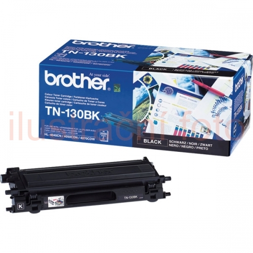 Brother TN-130Bk, black, 2500 stran, original 